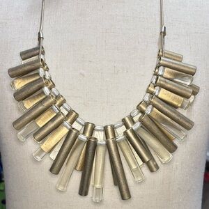 Kate Spade Saturday Metal & Lucite Tube Necklace